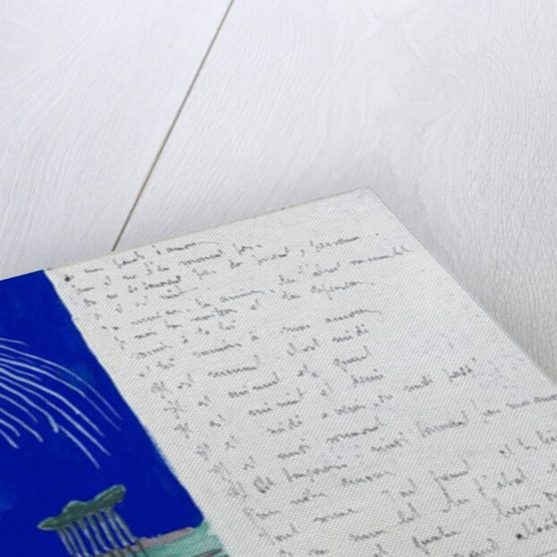 Light of my Nights, illustrated handwritten poem, 27th November 1932 by Robert Desnos