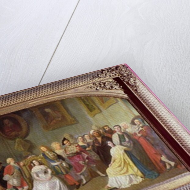 Members of the Comedie-Francaise in 1840 by Edmond Aime Florentin Geffroy