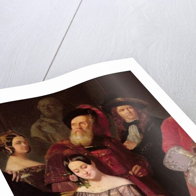 Members of the Comedie-Francaise by Edmond Aime Florentin Geffroy