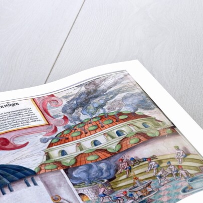 Turkish baths, late 16th century by German School