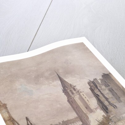 Demolition of Saint-Germain-des-Pres, c. 1867-68 by Prudent Leon Bouchaud