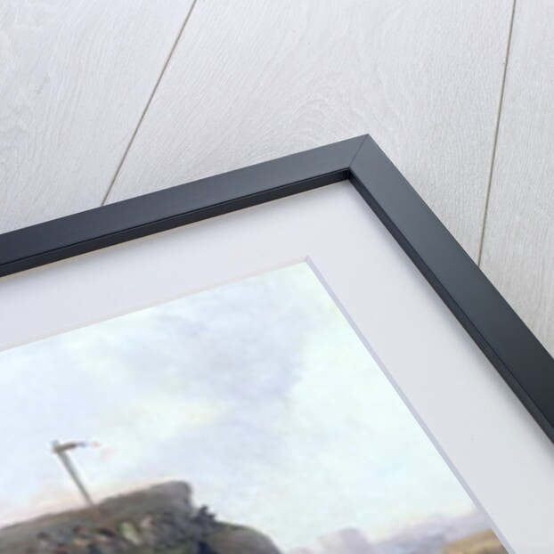 The Emperor Napoleon III and the Empress Eugenie visiting the Chaillot Hill while being levelled, 1867 by Louis Moullin