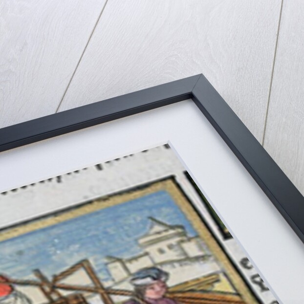 Wood transport on the River Seine by Antoine Verard