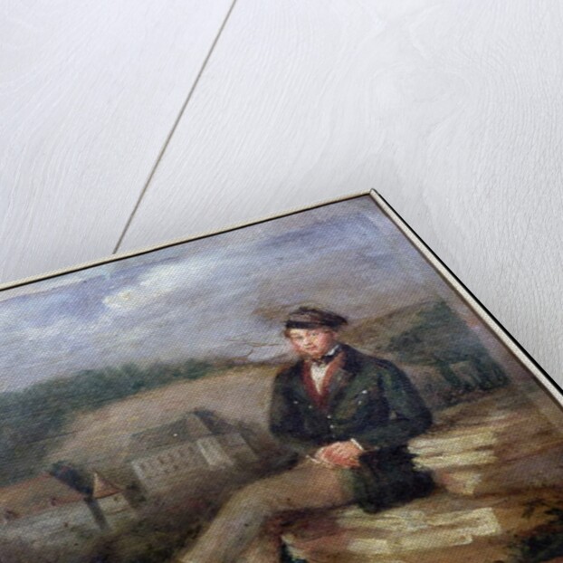 Portrait of Prosper Merimee working as an inspector of historical monuments, 1837 by Marc Paumier