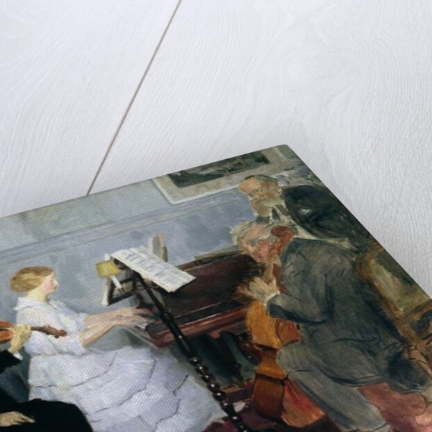 Chamber Music Concert, c.1885-90 by Jules Alexandre Gruen or Grun