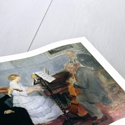 Chamber Music Concert, c.1885-90 by Jules Alexandre Gruen or Grun