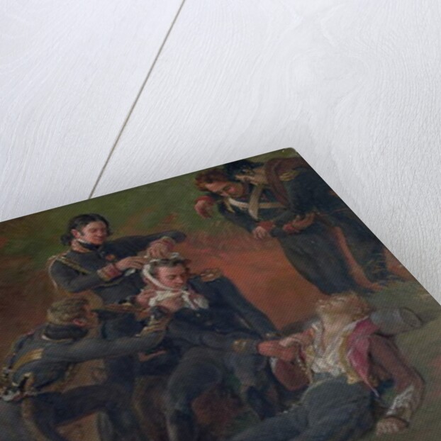 Baron Jean Dominique Larrey Tending the Wounded at the Battle of Moscow, 7th September 1812 by Louis Lejeune (after)