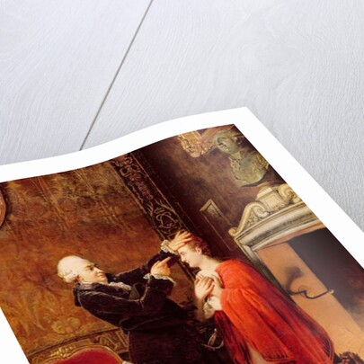 Jean-Francois Ducis Telling the Future of the Actor, Talma, by Reading the Lines on his Face, 1833 by Louis Ducis