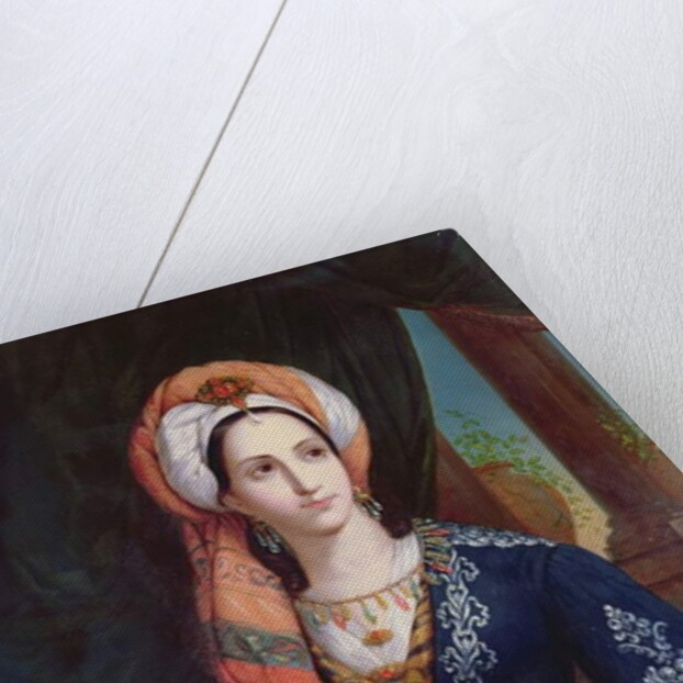 Portrait of the actress Mlle Rachel in the role of Roxanne for the play, Bajazet by Jean Racine by French School