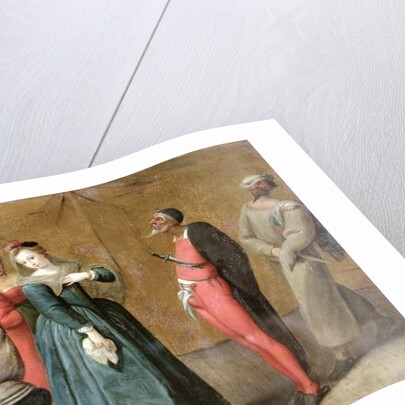 The Commedia dell'Arte Company by French School