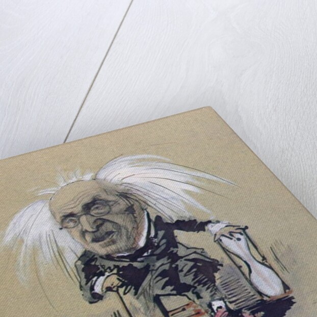 Caricature of Michel-Eugene Chevreul c.1885-89 by T. Bianco