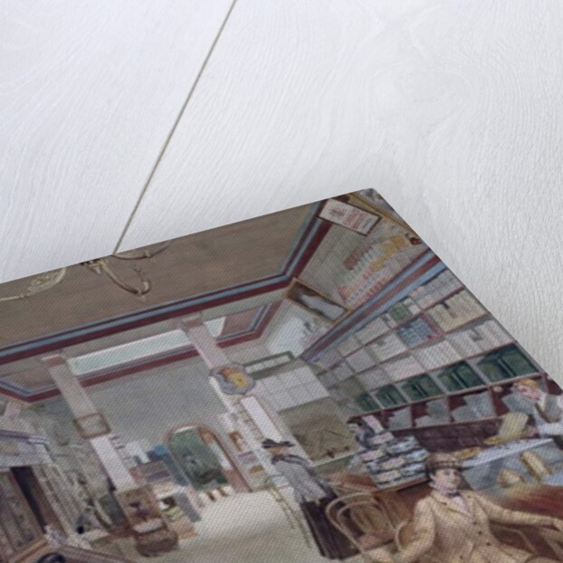 Interior of a London Shop, late 19th century by English School