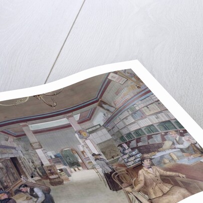 Interior of a London Shop, late 19th century by English School