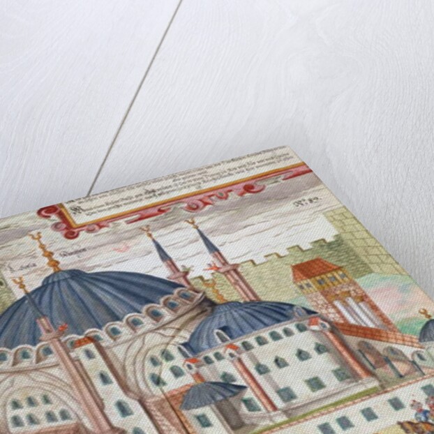The Church of Saint Sophia Transformed as a Mosque by German School