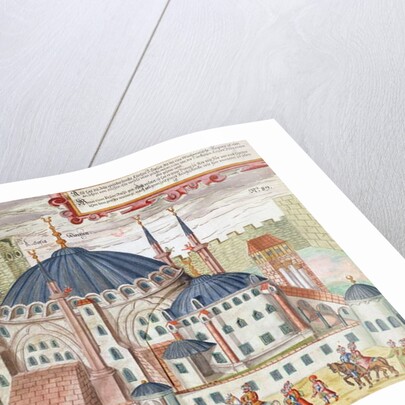 The Church of Saint Sophia Transformed as a Mosque by German School