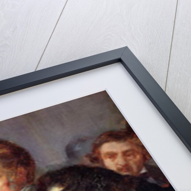 Lecture in the Foyer of the Comedie Francaise, 26 May 1828, c.1830 by Francois Joseph Heim