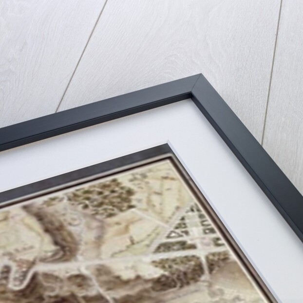 A Map inspired by 'Candide' by Francois Voltaire for a competition organised by the Ecole Nationale des Ponts et Chaussees in Paris, late 18th century by French School