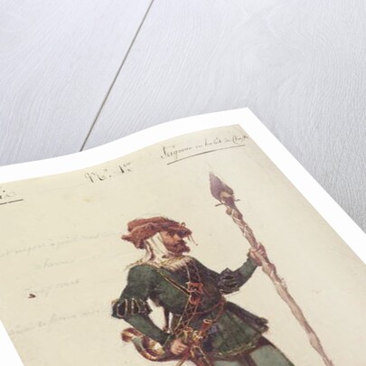 Hunting costume design for 'Giselle' by Adolphe Adam c.1841 by Paul Lormier