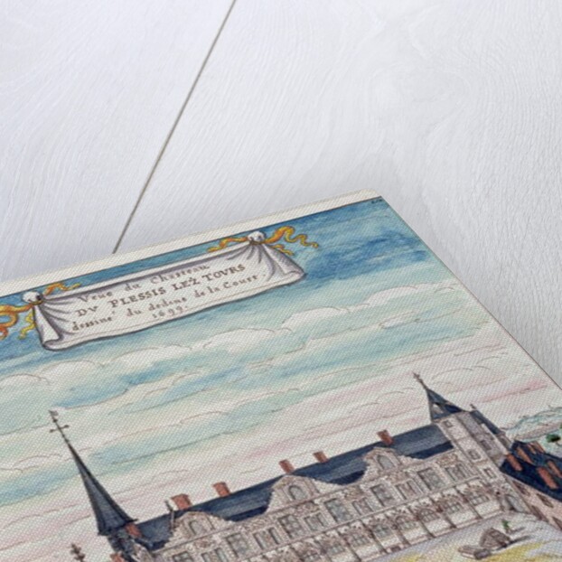 View of the Chateau de Plessis-les-Tours in the Tourraine, 1699 by French School
