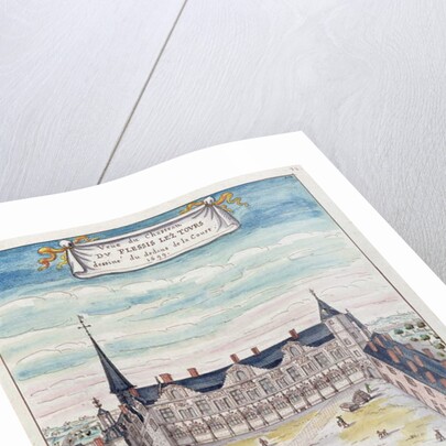 View of the Chateau de Plessis-les-Tours in the Tourraine, 1699 by French School