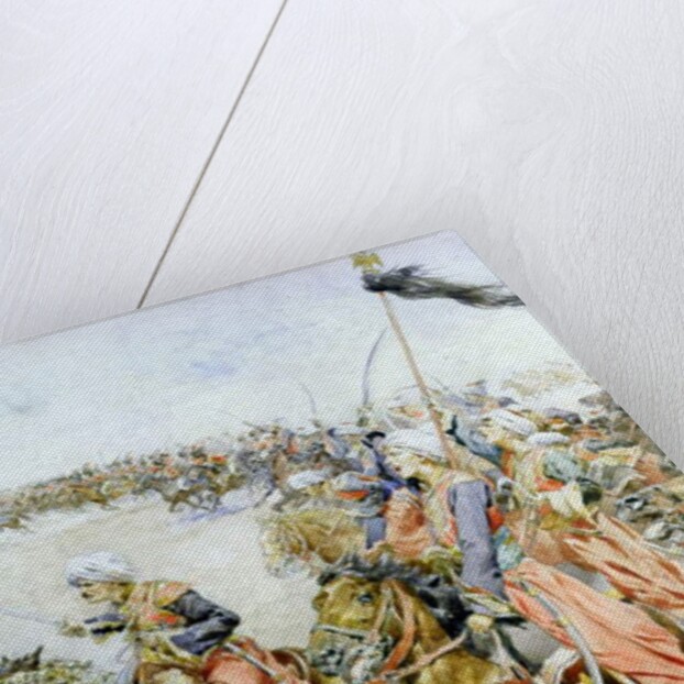 Charge of the Mamelukes at the Battle of Austerlitz, 2nd December 1805 by Felicien baron de Myrbach-Rheinfeld