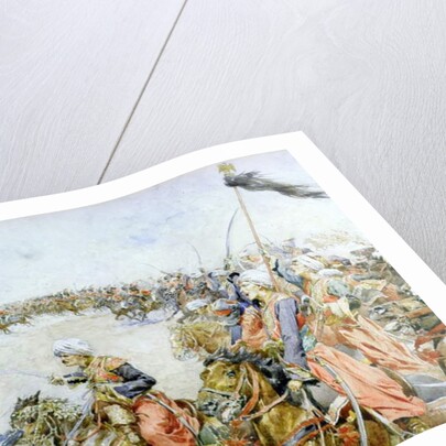 Charge of the Mamelukes at the Battle of Austerlitz, 2nd December 1805 by Felicien baron de Myrbach-Rheinfeld