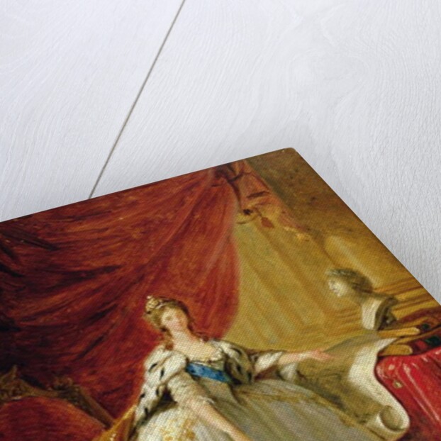 Portrait of the Dowager Tsarina Maria Feodorovna by Elisabeth Louise Vigee-Lebrun