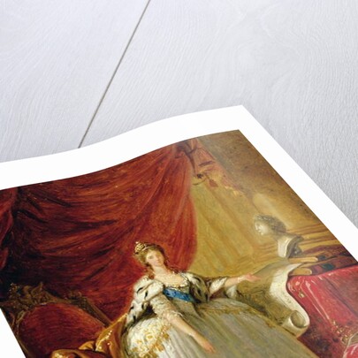 Portrait of the Dowager Tsarina Maria Feodorovna by Elisabeth Louise Vigee-Lebrun