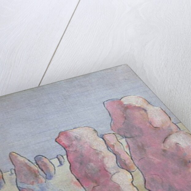 Breton gnomes dancing around a stone circle, late 19th century by French School