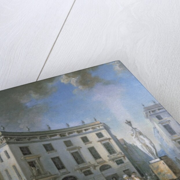 A Wedding Procession in Amiens by Gabriel de Saint-Aubin