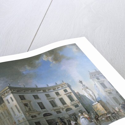 A Wedding Procession in Amiens by Gabriel de Saint-Aubin