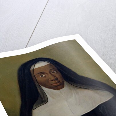 Portrait of Louise-Marie-Therese The Black Nun of Moret by School French