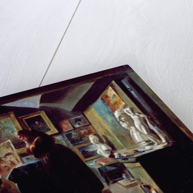 In the Artist's Studio, 1820-30 by Achille Deveria