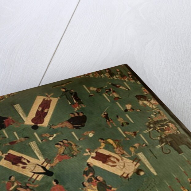 The Martyrdom of the Blessed Mi, Duong and Truat at Tongking, China, in 1838 1838 by Indo-Chinese School