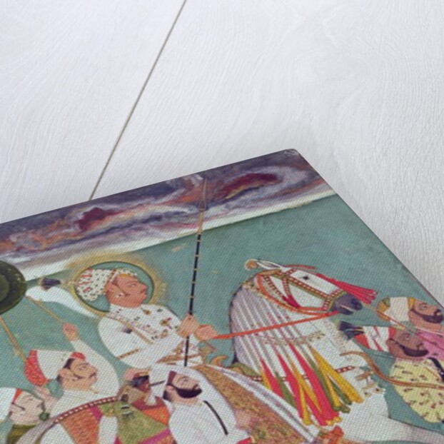 Portrait of Maharajah Ajit Singh of Jodhpur by Indian School