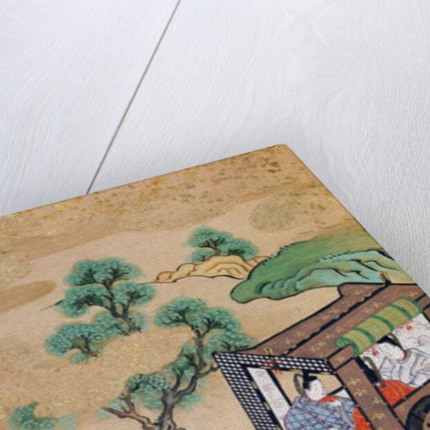 The Monk Shogaku's Servants Resting by Japanese School