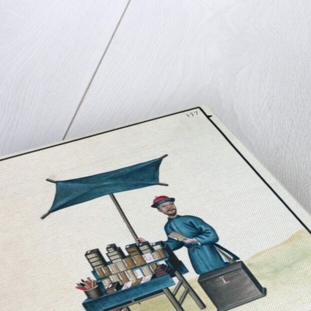 The Book Seller by French School