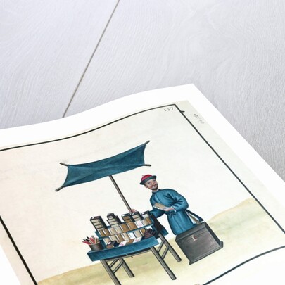The Book Seller by French School