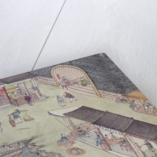 View of a Market in China by School Chinese