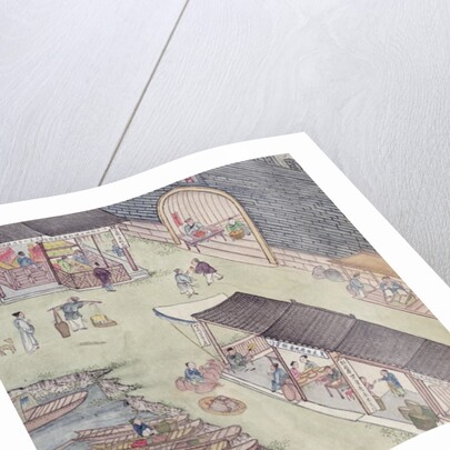 View of a Market in China by School Chinese