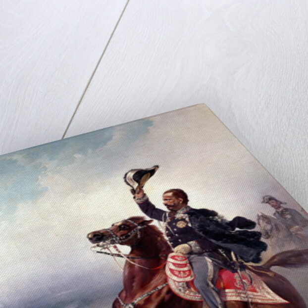 Portrait of Victor Emmanuel II King of Sardinia and Italy by P. Litta