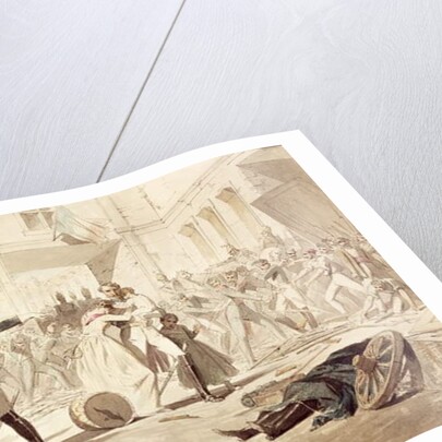 The Paris Guards in Charge of Controlling the Rioters Sacked from their Posts by Eugene Lacoste