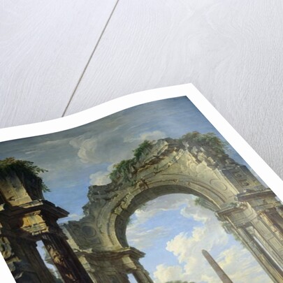 Landscape with Ruins by Giovanni Niccolo Servandoni