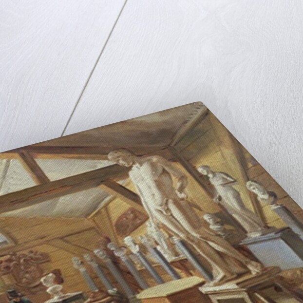 View of a studio in an art school, c.1840 by French School