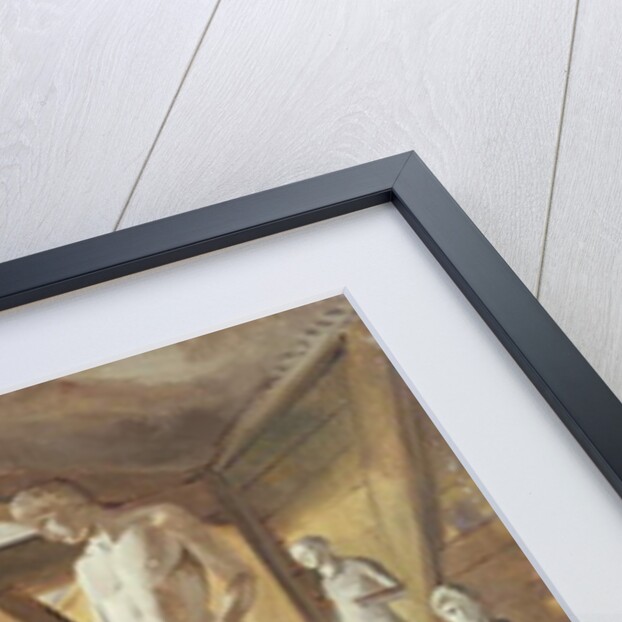 View of a studio in an art school, c.1840 by French School