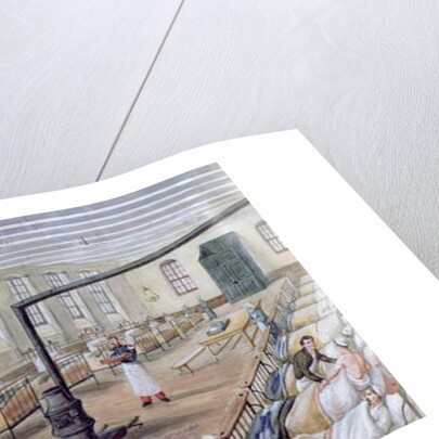 Military Hospital of Val-de-Grace in Paris, 1854 by Louis Amable Crapelet