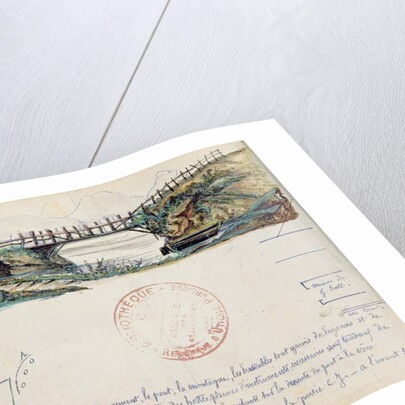 Set design for the Act I of the opera 'William Tell' by Gioacchino Rossini performed on 3rd August 1829 at the Paris Opera by French School