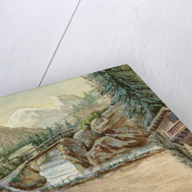 Set design for the Act I of the opera 'William Tell' by Gioacchino Rossini performed on 3rd August 1829 at the Paris Opera by French School