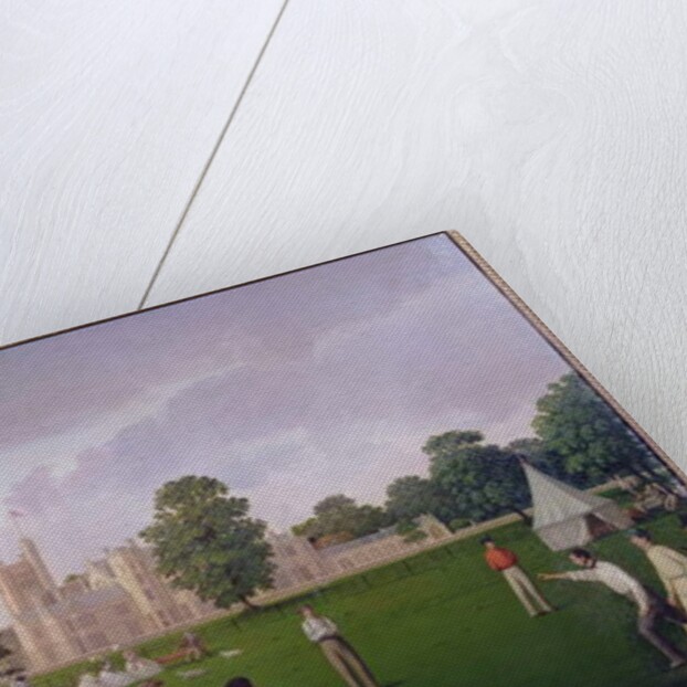 Cricket at Canford Manor, 1855 by English School