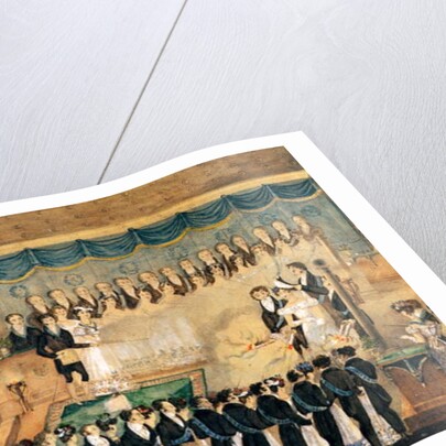 Masonic Initiation Ceremony of a lady Freemason, early 19th century by French School